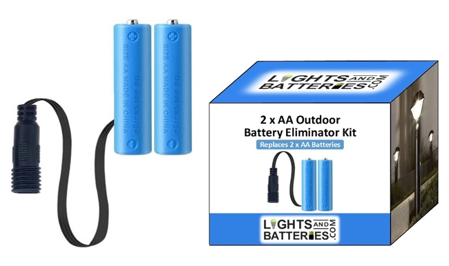 2 x AA Outdoor Battery Eliminator Kit