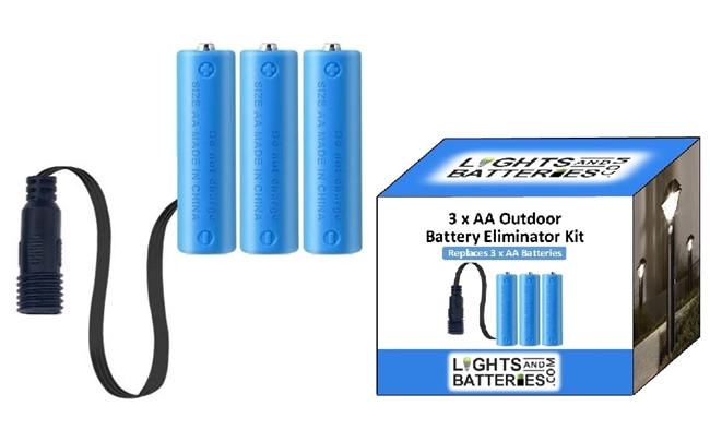 3 x AA Outdoor Battery Eliminator Kit