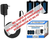 3 x D Battery Eliminator Kit