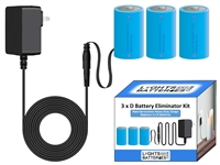 3 x D Next-Generation Heavy-Duty Battery Eliminator Kit