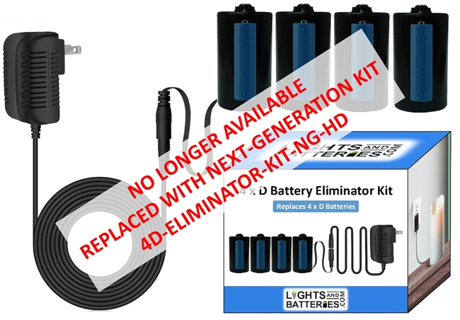 4 x D Battery Eliminator Kit