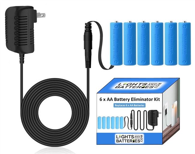 6 x AA Battery Eliminator Kit