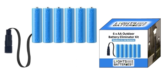 6 x AA Outdoor Battery Eliminator Kit