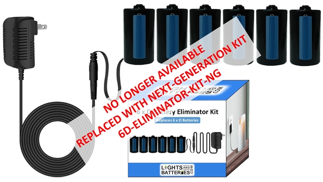 6 x D Battery Eliminator Kit