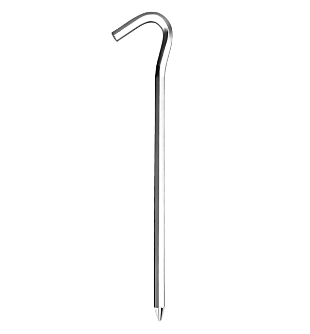 Cable Ground Stake - Aluminum - 7-Inches Long