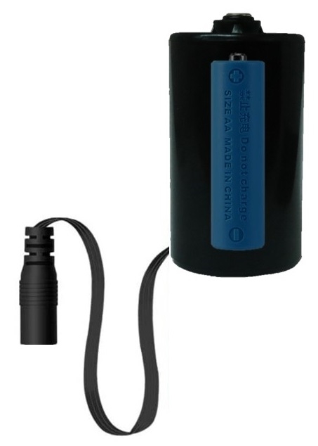 D Active Dummy Cell Battery - 11" Thin Flat Flexible Cable - 5.5mm x 2.1mm Barrel Socket - Works with Battery Eliminator Kits